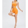 Укорочені шорти безшовні Tracks Shorts PUSH-UP 35 (Orange)